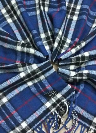 Шарф осень-зима шерсть кашемир лама100%  burberry италии