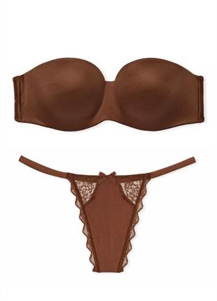 Гладкий комплект белья victoria's secret