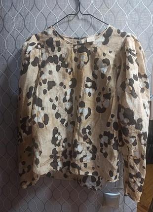 Блуза в леопардовий принт h&m
