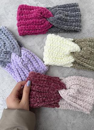 Дитяча тепла повʼязка на голову