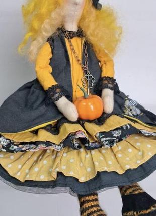 Кукла тильда маленькая ведьмочка