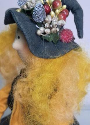 Кукла тильда маленькая ведьмочка