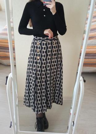 Красивая юбка в цепи от massimo dutti