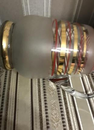 Винтажный кувшин для напитков богемия