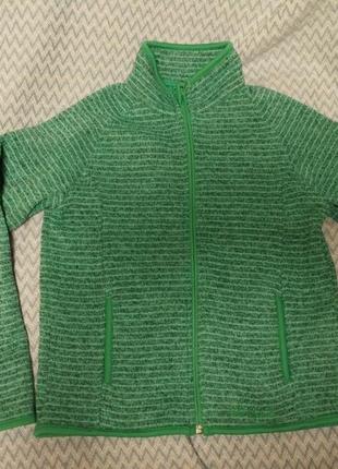 Кофта на молнии с начесом, очень красиво подходит на поддушку.