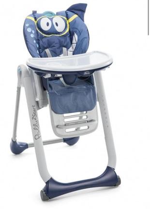 Стульчик для кормления chicco polly 2 start