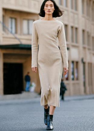 Сукня zara з вовни букле