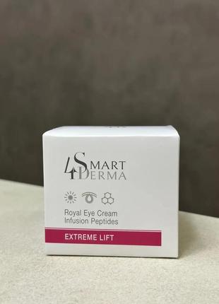 Вдосконалюючий пептидний крем для периорбітальної зони royal eye cream infusion peptides
