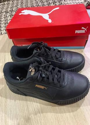 Черные кеды puma