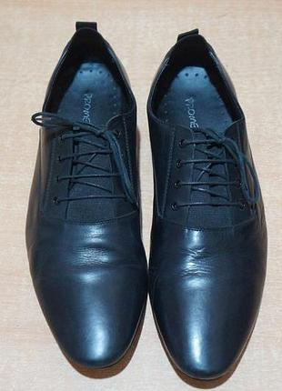 Promenade кожаные туфли 42 размер 28см. одели 1 раз кожаные туфли