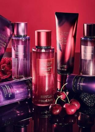 🎀lush cherry cream 🎀sultry berry bourbon оригінал парфумований лосьйон та спрей міст для тіла victoria’s secret😍
