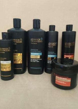 Шампунь кондиціонер для волосся avon advanced techniques 400 ml 700 ml