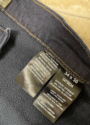 Чоловічі утеплені на флісі джинси the buffalo jeans co5 фото