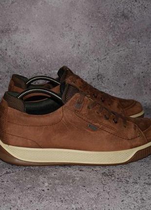 Ecco byway tred gore tex (мужские кожаные кроссовки гортекс екко )