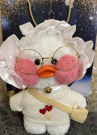 Мягкая игрушка утенка lalafanfan, подарок на резьбово или новый год