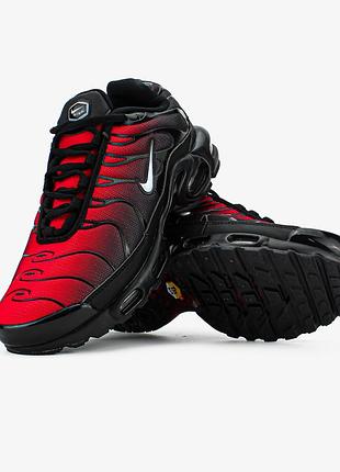 Мужские кроссовки nike air max plus "red black"