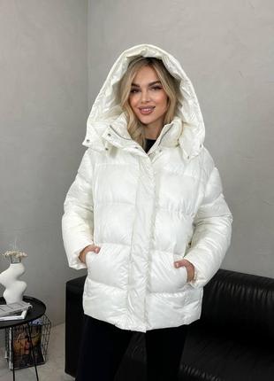 Пуховик зимняя куртка с капюшоном