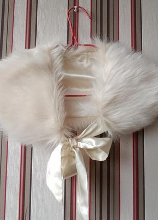 Накидка болеро  шубка на сукню на дівчинку