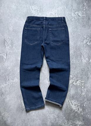 George 32/30 denim blue темно сині джинси штани джинсові денім брюки чіноси