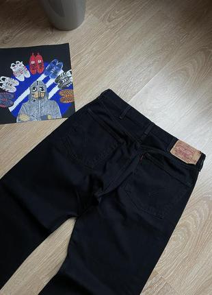 Винтажные плотные новые черные джинсы levis 501