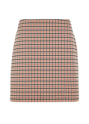 Юбка мини "marks & spencer" с цветным принтом "гусиная лапка", uk10/eur38.