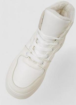Кроссовки женские зимние на меху, цвет белый, 248ram022
