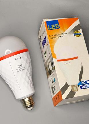 Led лампа на аккумуляторе e27 20w.
светодиодная лампа с аккумулятором.