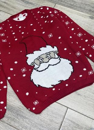 Джемпер свитер рождественский/новогодний merry christmas 12-13лет