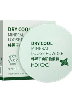 Мінеральна пудра для обличчя hchana dry cool mineral loose powder, 5 г