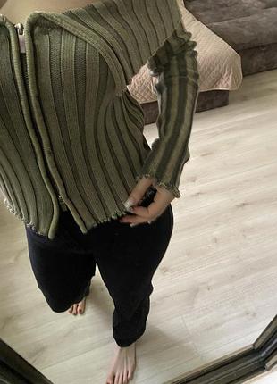 Кофта zara в вываренном цвете 4