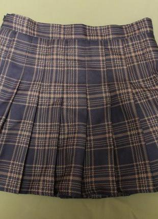 Спідниця в клітинку з шортиками