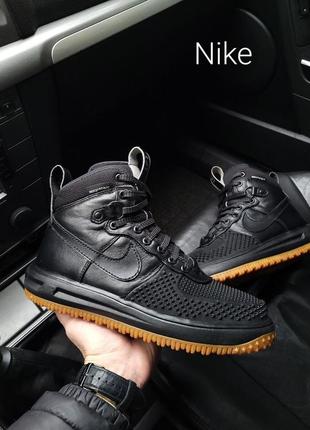 Кожаные кроссовки nike lunar force 1 duckboot оригинал