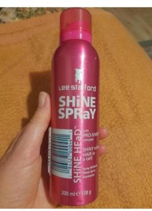 Спрей для блиску волосся, lee stastford,200 ml.