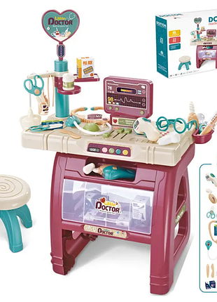 Ігровий набір юного лікаря "лікарський кабінет" (660-86), 23 предм.