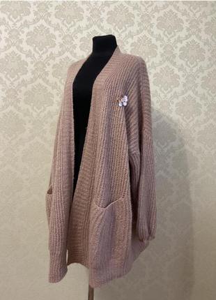 Кардиган з вовною і мохером італія 🇮🇹