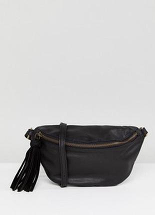 Кожаная поясная сумка от asos