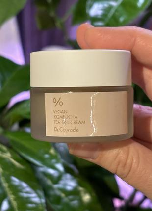 Dr ceuracle веганские крем-гель с экстрактом комбуча dr.ceuracle vegan kombucha tea gel cream - 30 мл