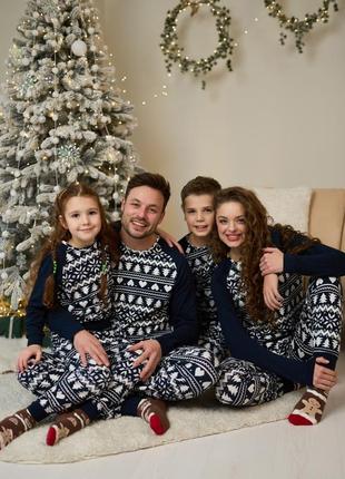 Новогодняя пижама для девочки family look