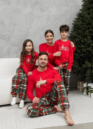 Новогодняя пижама для девочки family look