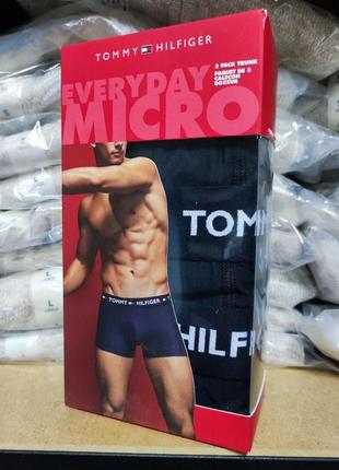 Набор мужского нижнего белья tommy hilfiger 3шт черные (09t3492001)