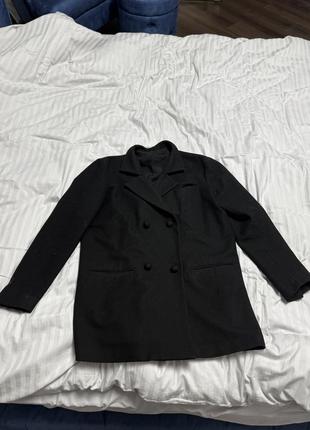 Пальто оригінал кашемір та вовна тепле