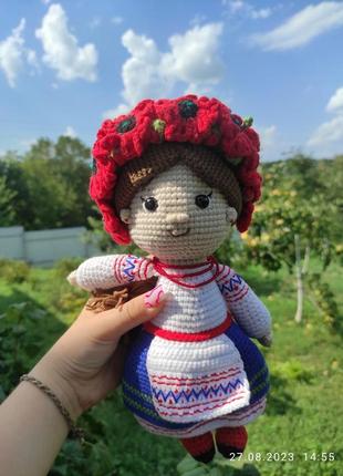 Украинка кречком и мальчик