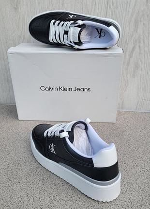 Шикарные черные сникерсы кельвин клейн calvin klein alondra sneakers 40, 41, 42