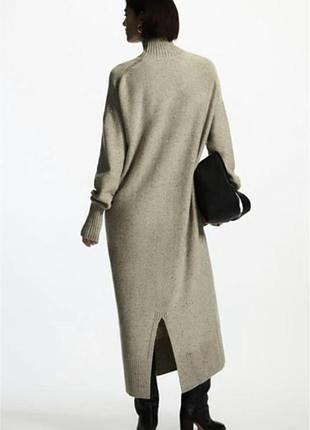 Вовняна тепла довга сукня cos