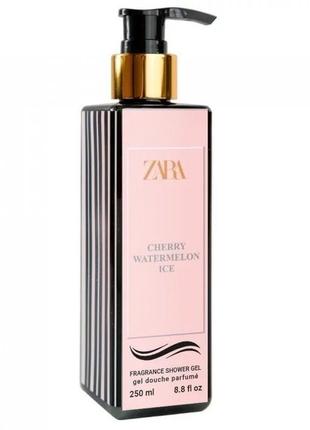 Парфумований гель для душу zara cherry watermelon ice exclusive euro, 250ml exclusiv