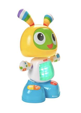 Обучающая интерактивная игрушка для малышей fisher-price робот бибо украинская озвучка  (frv58)
