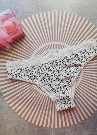 Новые хлопковые трусики с кружевом от sinsay, pp s.