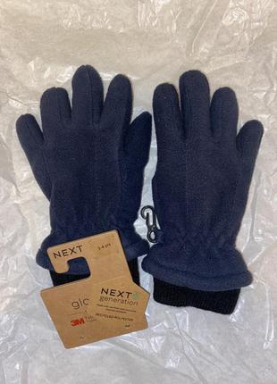 Перчатки, перчатки флисовые, зимние, очень теплые, 3-4 года next2 фото