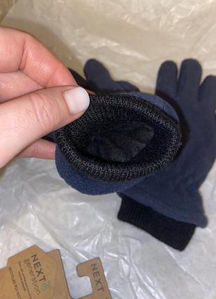 Перчатки, перчатки флисовые, зимние, очень теплые, 3-4 года next4 фото