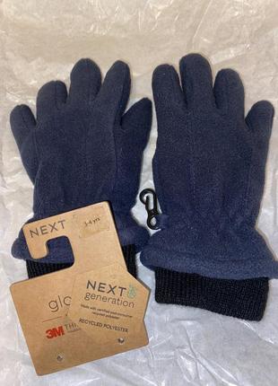 Перчатки, перчатки флисовые, зимние, очень теплые, 3-4 года next6 фото